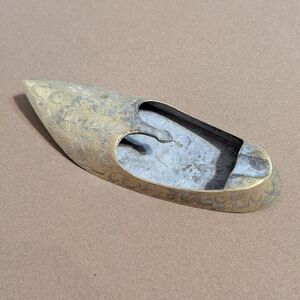 Vintage Brass Decorative Shoe